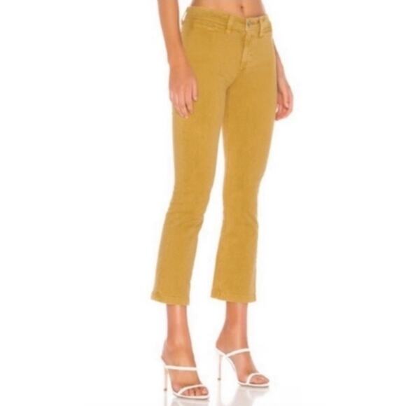 NWT Paige Colette Crop Flare Jeans Sz 26 Dandelion - Picture 1 of 13